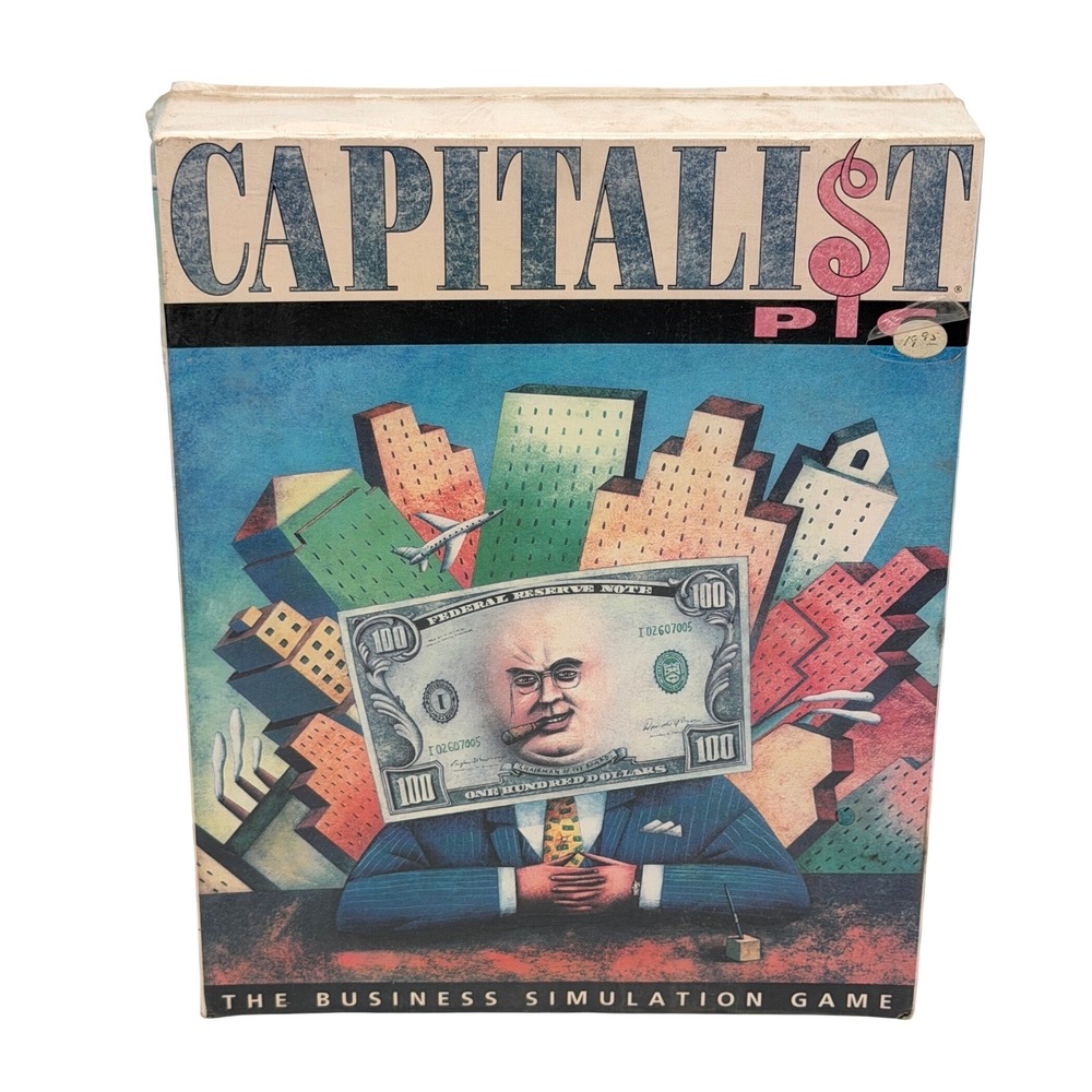 Capitalist Pig The Business Simulation Game 1991 Windows 3.x PC 3.5 Sealed New